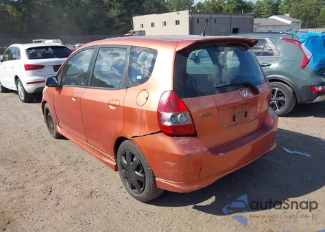 2007 Honda Fit Sport from USA, damaged, VIN JHMGD38667S015354